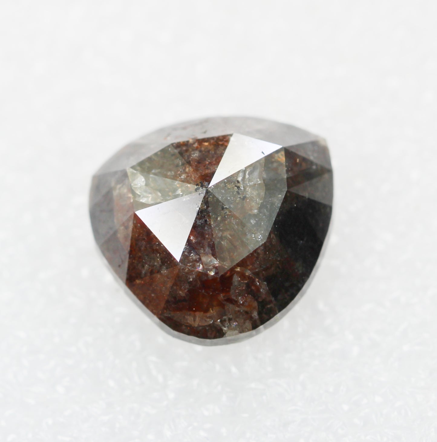 8.15 Ct Natural Loose Diamond, Pear Diamond, Brown Diamond, Polished Diamond, Real Diamond, Rustic Diamond, Antique Diamond NJ470