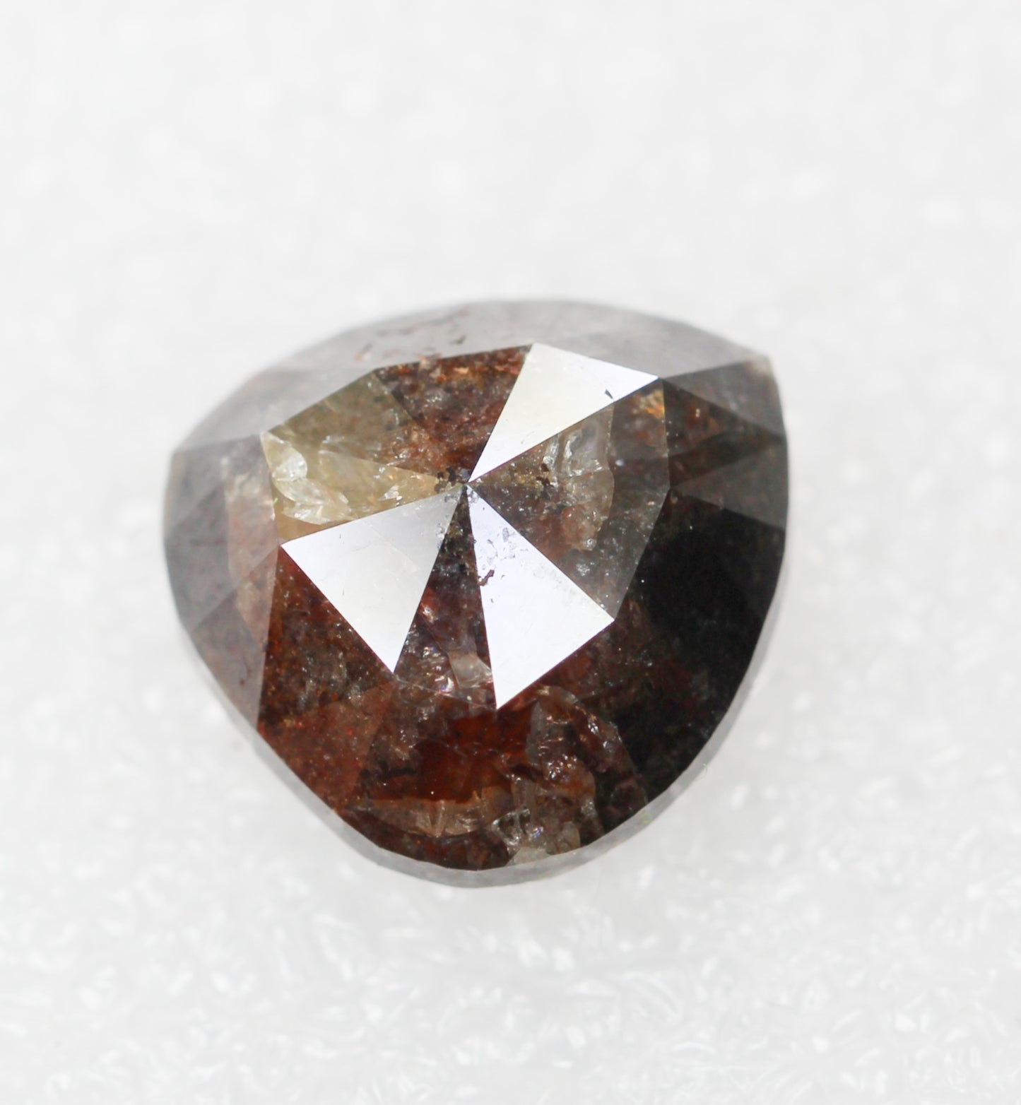 8.15 Ct Natural Loose Diamond, Pear Diamond, Brown Diamond, Polished Diamond, Real Diamond, Rustic Diamond, Antique Diamond NJ470