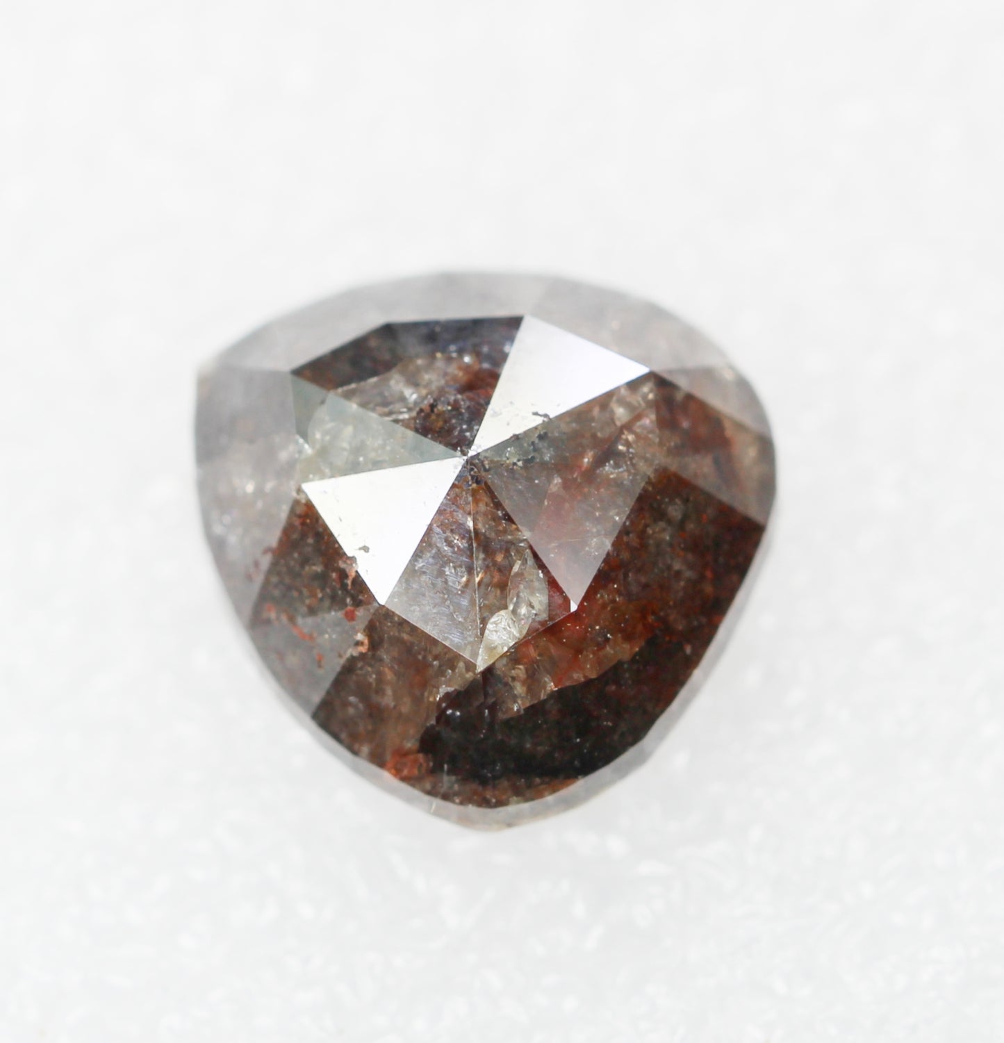 8.15 Ct Natural Loose Diamond, Pear Diamond, Brown Diamond, Polished Diamond, Real Diamond, Rustic Diamond, Antique Diamond NJ470