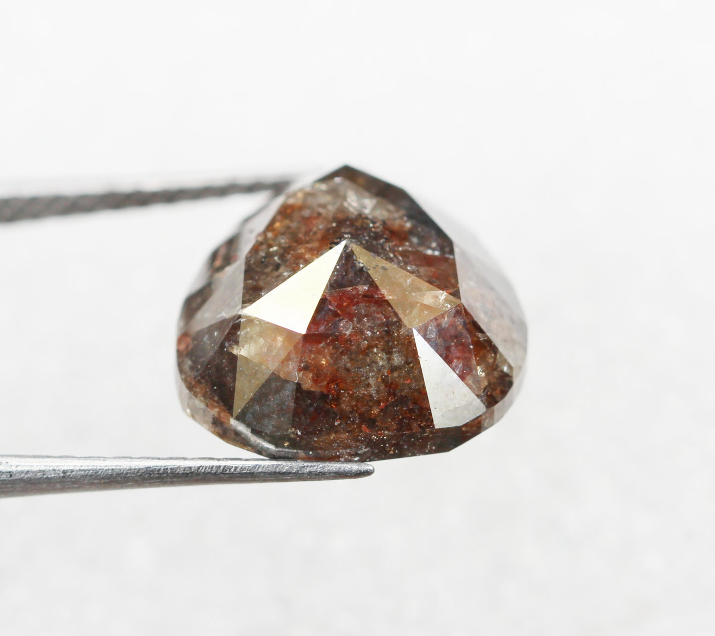 8.15 Ct Natural Loose Diamond, Pear Diamond, Brown Diamond, Polished Diamond, Real Diamond, Rustic Diamond, Antique Diamond NJ470