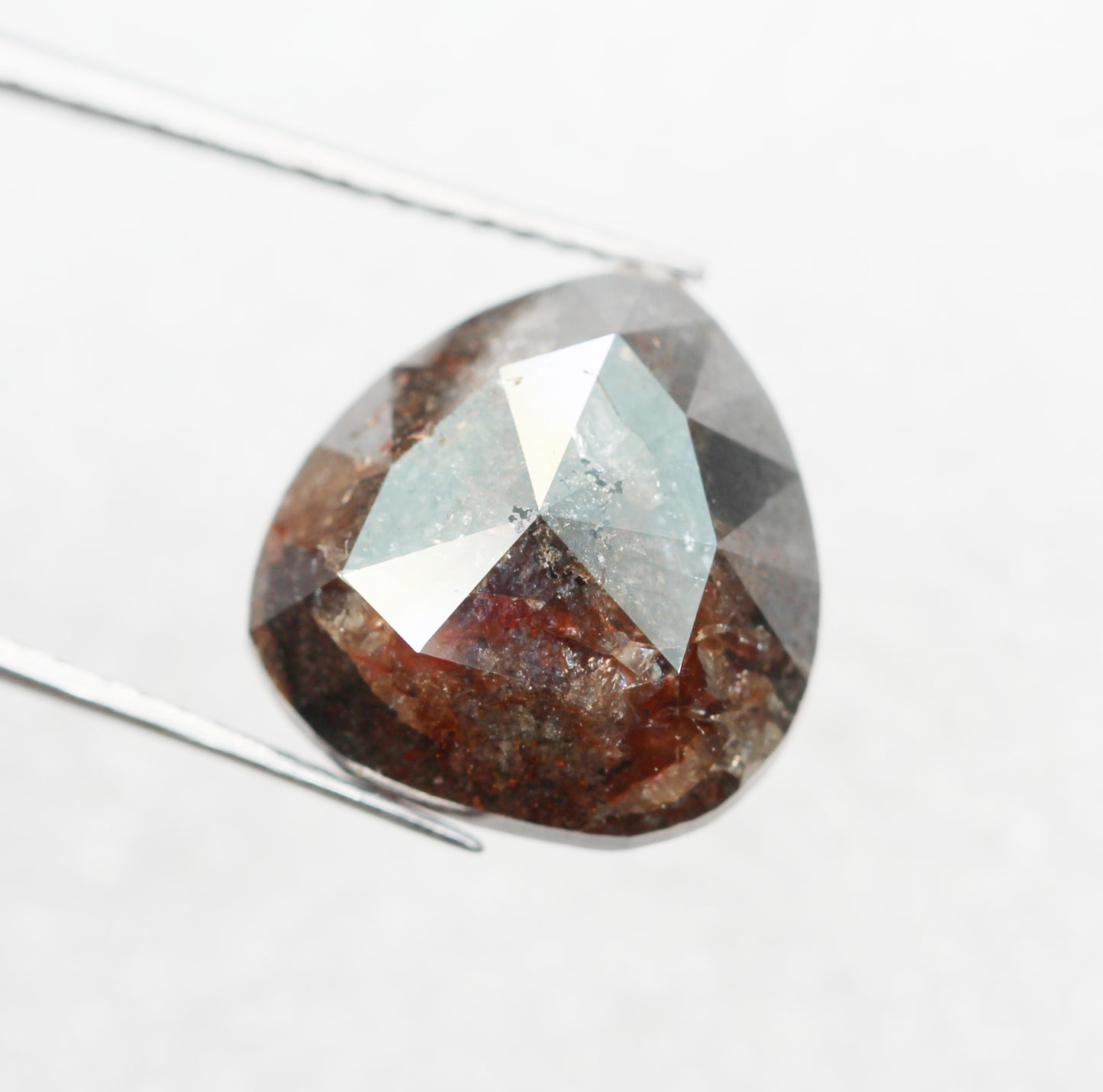 8.15 Ct Natural Loose Diamond, Pear Diamond, Brown Diamond, Polished Diamond, Real Diamond, Rustic Diamond, Antique Diamond NJ470