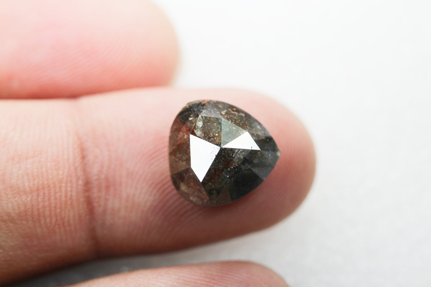 8.15 Ct Natural Loose Diamond, Pear Diamond, Brown Diamond, Polished Diamond, Real Diamond, Rustic Diamond, Antique Diamond NJ470