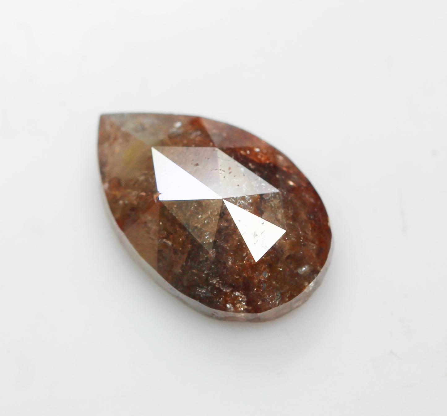 4.51 Ct Natural Loose Diamond, Pear Diamond, Brown Diamond, Polished Diamond, Real Diamond, Rustic Diamond, Antique Diamond NJ492