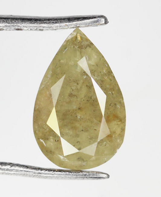 Natural Fancy Diamond Pear Shape Diamond Fancy Color Pear cut Loose Diamond 0.37 CT 6.1 X 4.0 MM Grey Diamond Real Diamond NJ776