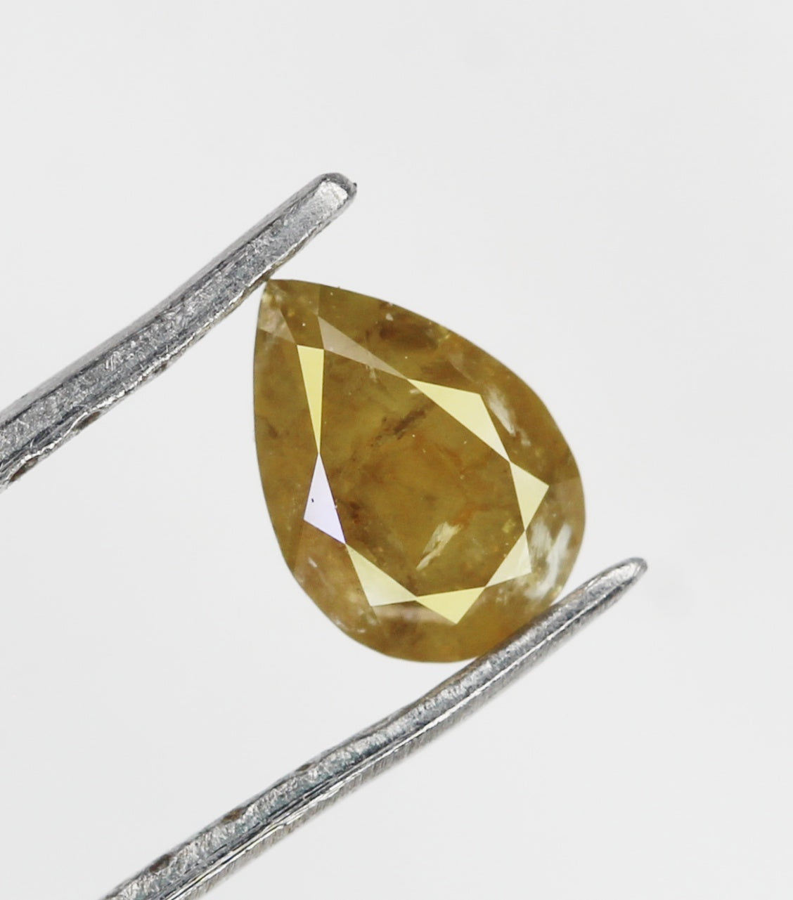 Natural Fancy Diamond Pear Shape Diamond Fancy Color Pear cut Loose Diamond 0.18 CT 4.7 X 3.3 MM Yellow Diamond Real Diamond NJ788