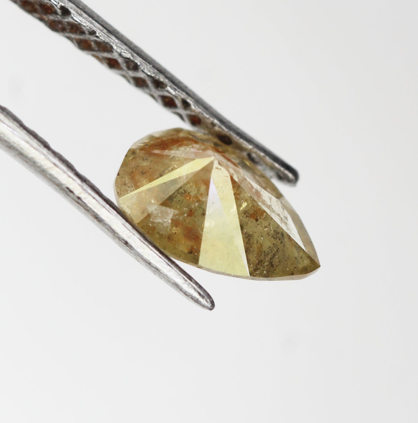 Natural Fancy Diamond Pear Shape Diamond Fancy Color Pear cut Loose Diamond 0.38 CT 6.0 X 4.2 MM Yellow Diamond Real Diamond NJ781